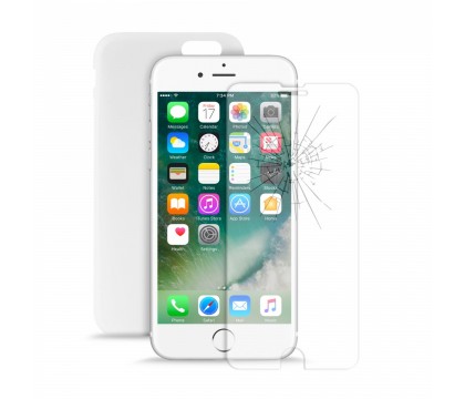Puro P-IPC74703SDGTR Ultra Slim Cover Apple iPhone 7 and Tempered Glass Screen Protector, IPC74703SDGTR