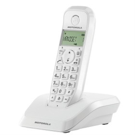Motorola S1001 Cordless Phone, White