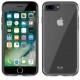 iLuv AI7PVYNEBK Vyneer Durable Transparent Hardshell Case With Soft Frame for iPhone 7 Plus - Black / Trans