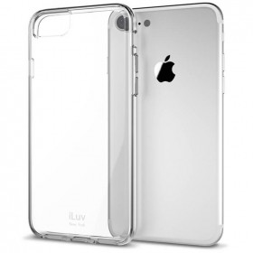 iLuv AI7PVYNECL Vyneer Durable Transparent Hardshell Case With Soft Frame for iPhone 7 Plus - Clear / Trans
