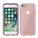 iLuv AI7PVYNEPN Vyneer Durable Transparent Hardshell Case With Soft Frame for iPhone 7 Plus - Pink / Trans