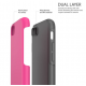 iLuv AI7REGAPN Regatta Dual-Layer Case With Hard Exterior And Soft Interior for iPhone 7, Pink
