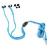 Omega FH2112BL FREESTYLE SHOELACE EARPHONES + MIC FH2112 BLUE [42777]