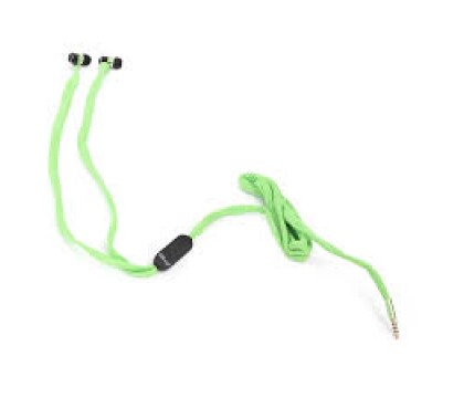 Omega FH2112G FREESTYLE SHOELACE EARPHONES + MIC FH2112 GREEN [42778]
