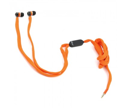 Omega FH2112O FREESTYLE SHOELACE EARPHONES + MIC FH2112 ORANGE [42779]