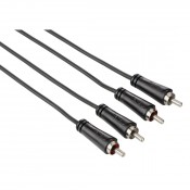 Hama 00122272 Audio Cable, 2 RCA plugs - 2 RCA plugs, 1.5 m