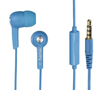 HAMA 00122691 IN-EAR STEREO EARPHONES HK2114, BLUE