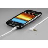 Hama 00016108 Connecting Cable for Samsung, 3.5 mm jack plug, for smartphone, 0.5 m