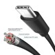 iLuv ICB57BLK USB TYPE C SYNC/CHARGE CABLE BLK,  6 Feet