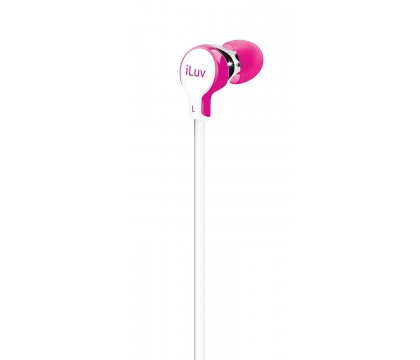 iLuv IEP314PNK Earbuds Ergonomic And Comfort, Pink