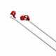 iLuv IEP314RED Earbuds Ergonomic And Comfort, Red