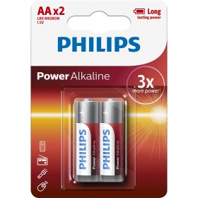 Philips LR6P2B/10 Power Alkaline Battery AA / LR6 Alkaline