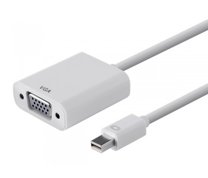 MonoPrice 12785 Mini DisplayPort 1.2a / Thunderbolt to VGA Active Adapter, White