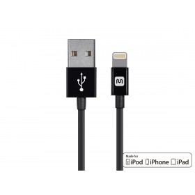 MonoPrice 12835 Select Series Apple MFi Certified Lightning to USB Charge and Sync Cable, 6-inch Black