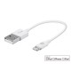 MonoPrice 12836 Select Series Apple MFi Certified Lightning to USB Charge and Sync Cable, 6-inch White