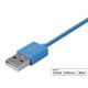 MonoPrice 12889 Select Series Apple MFi Certified Lightning to USB Charge & Sync Cable, 3-inch Blue