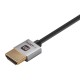 MonoPrice 13587 Ultra Slim Series High Speed HDMI® Cable, 6ft Silver