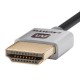 MonoPrice 13587 Ultra Slim Series High Speed HDMI® Cable, 6ft Silver