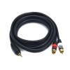 مونو برايس (5598) كابل صوت ستيريو بطول 6 قدم/1.8 متر من 3.5 ملم إلى طرفى RCA مطلى بالذهب مونو برايس (5598) كابل صوت ستيريو بطول 6 قدم/1.8 متر من 3.5 ملم إلى طرفى RCA مطلى بالذهب