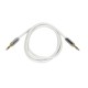 MonoPrice 9296 3ft Designed for Mobile 3.5mm Stereo Male to 3.5mm Stereo Male (Gold Plated) - White