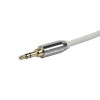MonoPrice 9299 3ft Designed for Mobile 3.5mm Stereo Male to RCA Stereo Male (Gold Plated) - White