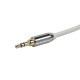 MonoPrice 9299 3ft Designed for Mobile 3.5mm Stereo Male to RCA Stereo Male (Gold Plated) - White