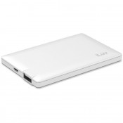 ILUV MYPOWER25WH SLIM PORTABLE POWER BANK 2500 MAH, WHITE
