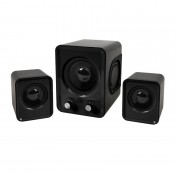 Omaga OG21UB Loudspeakers 2.1 Omega 2X3W + 5W Subwoofer, OG-21U, USB, Black