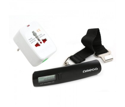 OMEGA OTRAS TRAVEL SET (POWER ADAPTOR AND SCALE)