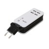 PLATINET PLCUSBT4BW TRAVEL CHARGER 4-PORT USB 4A + UK PLUG WHITE/BLACK [42886]