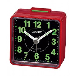 CASIO TQ-140-4D Alarm clock, red