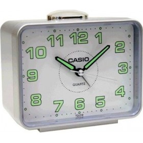 CASIO TQ-218-8D Alarm clock, silver