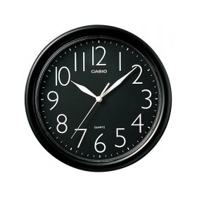 كاسيو (IQ-01S-1D) ساعة حائط, ذو لون أسود