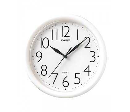 كاسيو (IQ-01S-7D) ساعة حائط, ذو لون أبيض