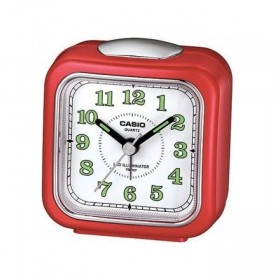 CASIO TQ-157-4D ANALOG CLOCK,  RED