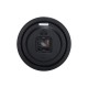 CASIO IQ-59-1BDF ANALOG WALL CLOCK, BLACK /SILVER