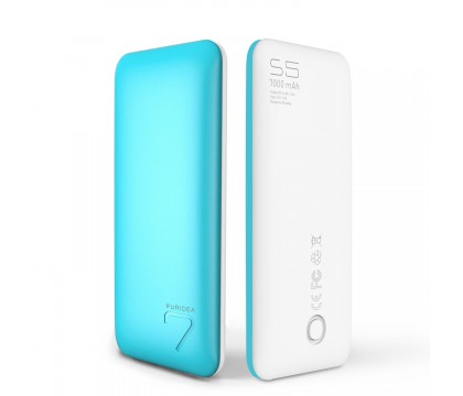 Puridea S5-BLUE Power Bank 7000mAh, 2 Ports, Blue 