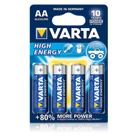 Varta 04906 Alkaline MAX Batteries -AA (4-Pack)