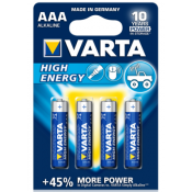 Varta 04903 Alkaline Batteries -AAA (4-Pack)