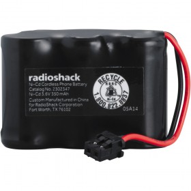 RadioShack 2302347 3.6V/350mAh Ni-Cd Cordless Phone Battery