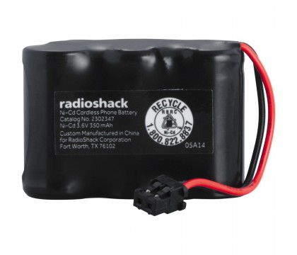 RadioShack 2302347 3.6V/350mAh Ni-Cd Cordless Phone Battery