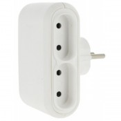 Legrand 50650 OUTLET Adapter  4 x 2P 6A side
