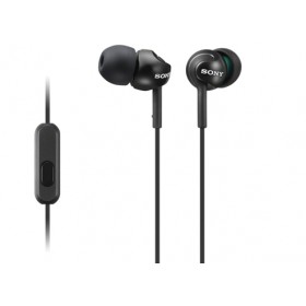 Sony MDR-EX110AP/B EX Series Earbud Headset with Mic (Black)