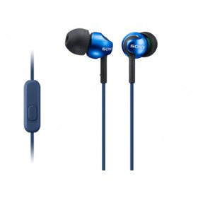 Sony MDR-EX110AP/L EX Series Earbud Headset with Mic (Blue)