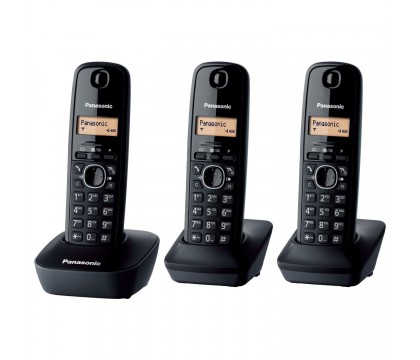 PANASONIC KX-TG1613 Cordless Phone consist of WIRLESS CALLER ID 3 HAND