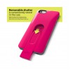 iLuv AI6PSELF SELFY - WIRELESS CAMERA SHUTTER WITH DUAL LAYER CASE FOR IPHONE 6 PLUS 5.5inch Pink