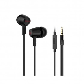 iLuv CITYLIGHTSBK Deep Bass In-Ear Metal Earphones with Mic and Remote - Black