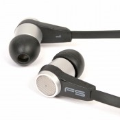 OMEGA FH2110 FREESTYLE NOISE ISOLATING EARPHONES+MIC FLATCABLE-BLACK 