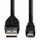 Hama 00054589 Micro USB 2.0 Cable, shielded, black, 3.00 m