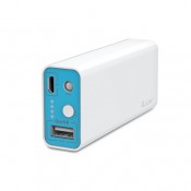 iLuv MYPOWER52WH 5200mah Portable USB Port Charger Battery Pack Power Bank With 1 USB Port, white